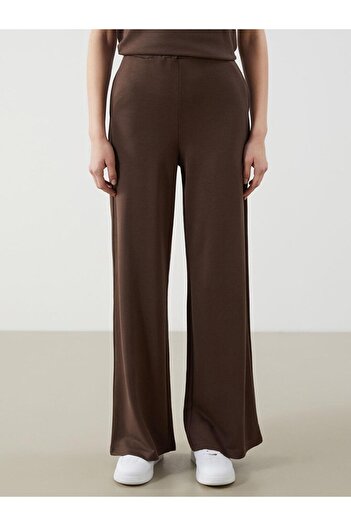 LC Waikiki Wide Leg Women's Sweatpants with Elastic Waist (S5)