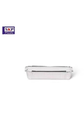 SKP Plastic Aluminum Rectangular Food Containers No. 8389 (8 pcs).