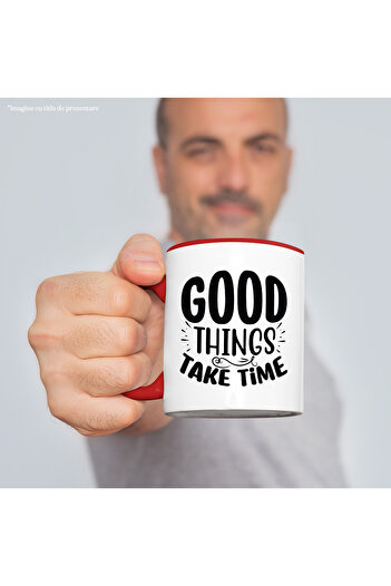 StoryGift Romania Mug with a message that good things are not done so easily/pestly, With ,STG.