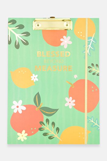 Paperbuzz Folder Clipboard Write Pad Memo, Green Combo