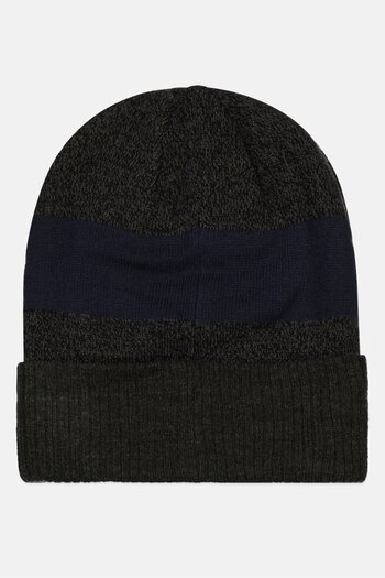Levi's Men Brand Logo Beanie, Grey Combo