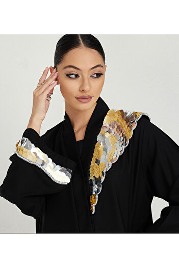 Rosette Abaya Golden Mermaid