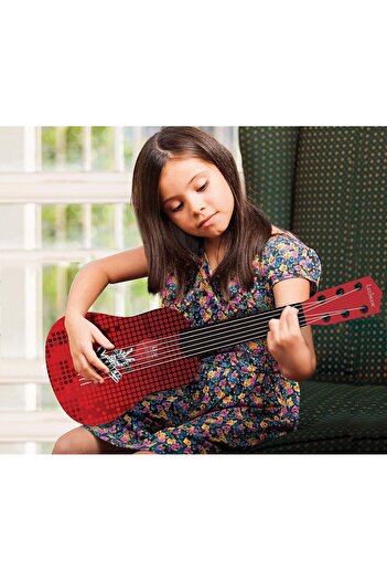 LEXIBOOK Voice My First Guitar 21-Inch for Kids – 6 Nylon Strings, Tunable, Beginner-Friendly