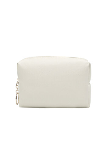 Viyogo Geanta pentru cosmetice din poliester, 17 x 10 x 7 cm, alb