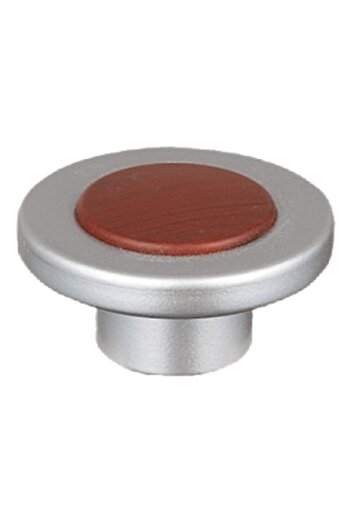 flores Buton pentru mobila rotund, din plastic, 1103-08, mahon