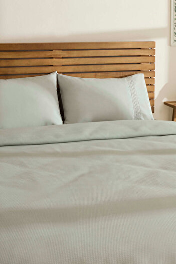 Karaca Home Maisy Bamboo Double Pique Set Sage