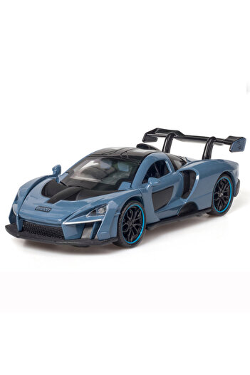 Choice Blue 1/32 Scale Senna Alloy Cars Models Diecasts Metal Toys Vehicles Model Simulation Sound And Ligh