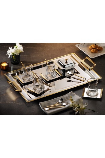 Tiamo Mios Tea Set Gold 40 Pieces / 12 Persons