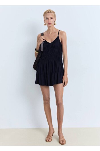 MANGO Woman Gathered Short Dress