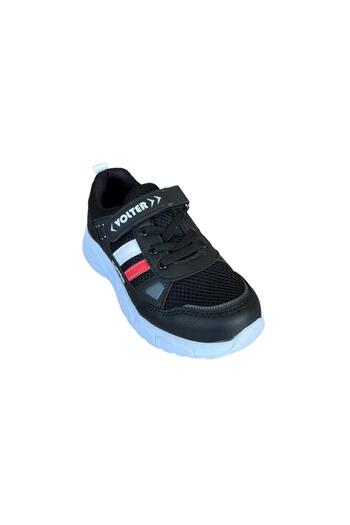 Liger Boys' and Girls' Unisex Sports Shoes - BLACK RED WHITE