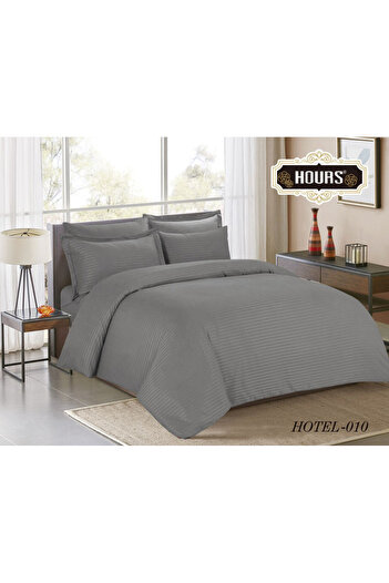 HOURS Horse Comforter Set for Two, Luxury Hotels, International, with Movable Filling, 7 Pieces, HOTEL-010