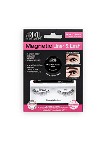 Ardell Magnetic Liner &amp Lash Wimpern #110 + Gel-liner 3 Einheiten