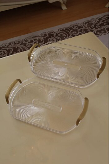 behila 2-Plexi Mica Stylish Decorative Presentation Tray 30*40