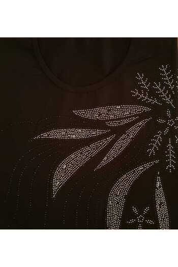 Gündoğan Luxury Stone Embroidered Mother Combed Cotton