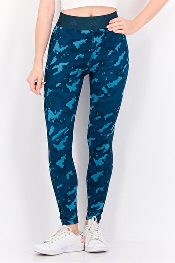 adidas Women Tight Fit Camouflage 7/8 Training Leggings, Multicolor