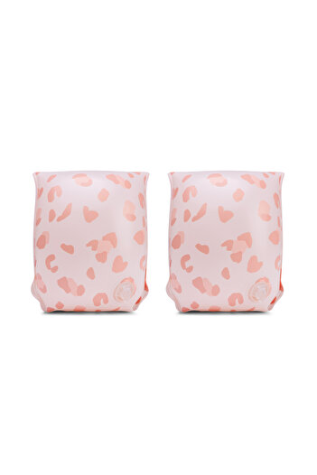 Swim Essentials Old Pink Leopard Inflatable Swimming Sleeve 0-2 Years