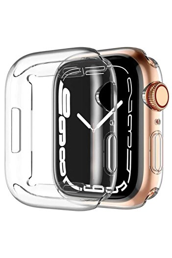 REDz Accessories Carcasă de protecție transparentă pentru Apple Watch Series 7/8/SE2 (41 mm)