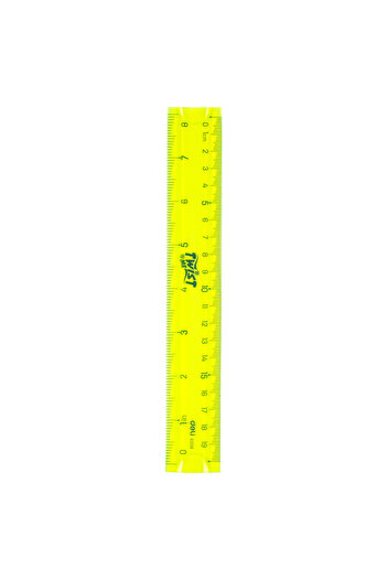 Deli Ruler 20cm Flexible Colored Deli