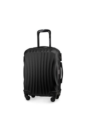 zagatto Troler Cabina, Negru, 55x40x20cm, troller, Bagaj de mana, Valiza Cabina, 4 Roti, Cifru, ABS, ZG505C