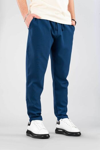 bombe Men's Jogger Pants Elastic Waist Drawstring Cotton Comfortable Boyfriend Parliament