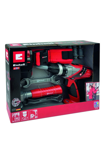 Einhell Tool belt, hammer, open-end and hex wrench, cordless screwdriver, 4 bits, multicolor