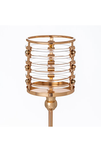 Dania Gold metal candle holder elegant decor