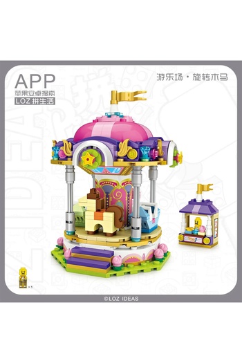 Doğan Oyuncak Dünyası Micro Blocks Carousel Park 406 Pieces - Lego Sets - Loz Mini Lego - Shop Lego - Loz Lego - Mi