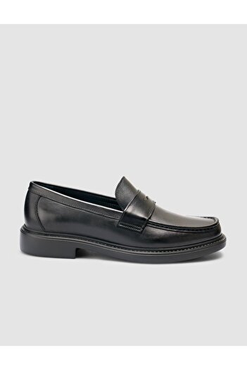 Cabani 100% Genuine Leather Black Men's Loafer