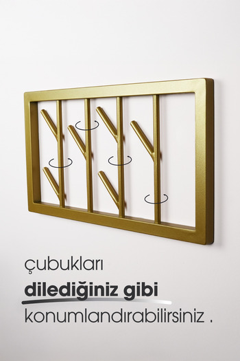 Forada Home & Style Metal Duvar Dekoru & Askılık
