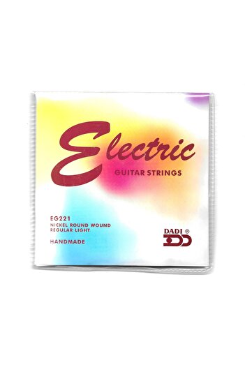 Dadi Electric guitar string set, Dadi EG221, nickel, light