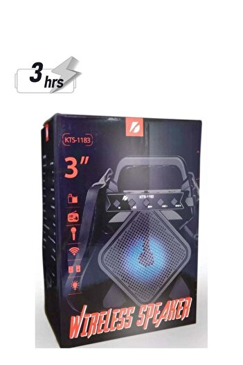 KTS Portable Wireless Bluetooth Speaker with Flashlight