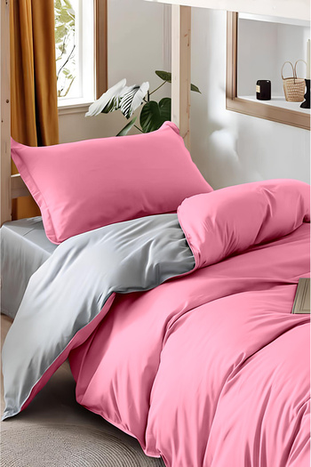 Always Double Sided Single Duvet Cover Set with Elastic Sheet