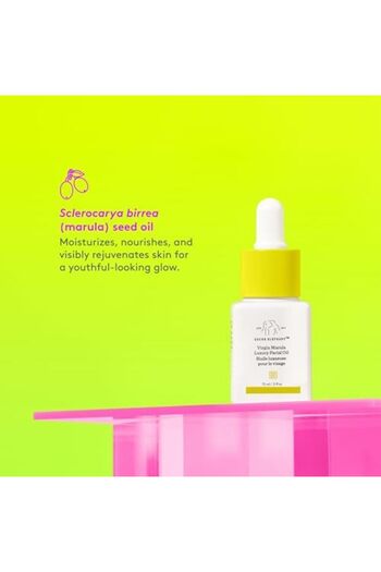 Drunk Elephant Virgin Marula Luxury Facial Oil Vegan Anti-Aging Skin Care and Face Moisturizer 15ml