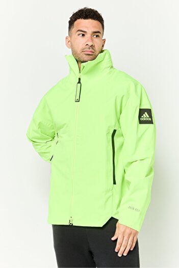adidas Men Sportswear Fit Long Sleeves Training Jackets, Lime