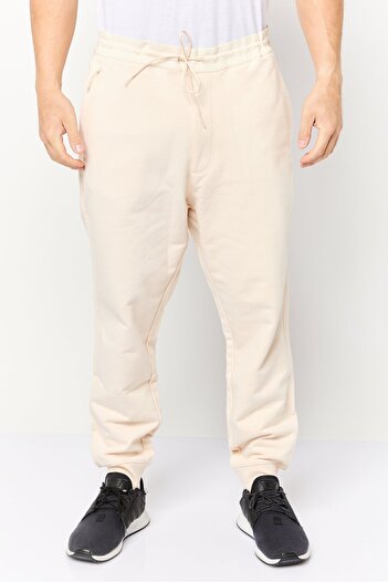 adidas Men Sportswear Fit Outdoor Sweatpants, Cream