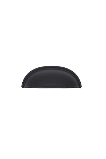 Sucuoğlu Tas Midye Cuva 64 mm Negru Dulap Sertar Mâner Mobilier Vestiar (4 buc.)