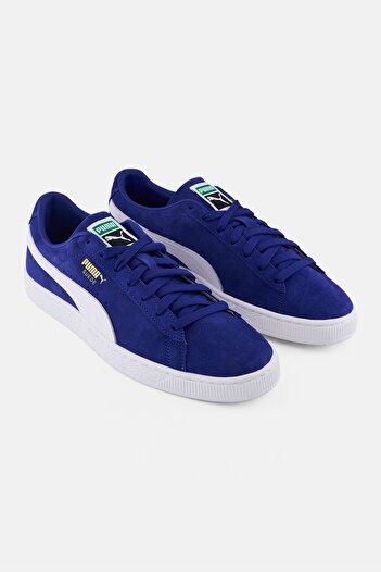 Puma Men Suede Classic Lace Up Outdoor Shoes, Blue