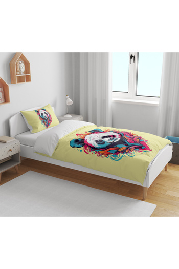Home Panda 3D Digital Printed Football Single Youth Girl Children's Bedding Set Without Sheets