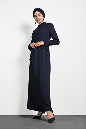 Alvina Button Waist Laces Dress 40338