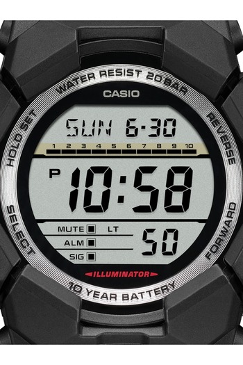 Casio Ανδρικό Ρολόι Casio GD-010-1ER, Quartz, 52mm, 20ATM