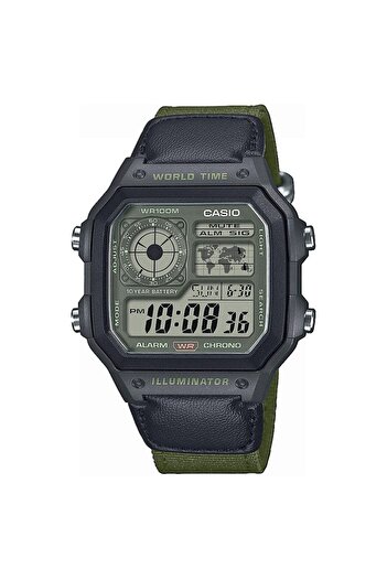 Casio Ανδρικό Ρολόι Casio AE-1200WHUB-3AVEF, Quartz, 42mm, 10ATM