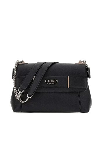 Guess Anadela Convertible Xbody Flap Women's Black Crossbody Bag Hwbg9633210-Bla