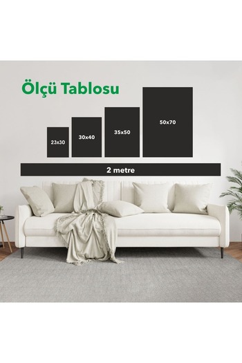 Dekorsiahome 3 Parça Ahşap Çerçeveli Çocuk Odası Tablo Seti SET3089