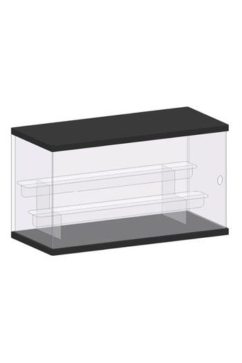 Generic Clear Acrylic Action Figure Stand Riser Collectibles Toy Showcase Display Box Storage Organizer