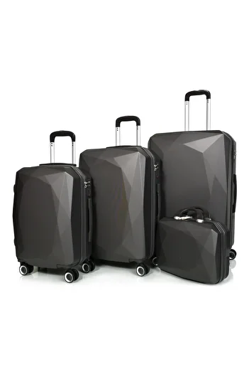 MORANO Morano 4-Piece Luggage Set Durable and Lightweight Spinner Wheeled Suitcase with Numbered Security Lock