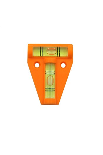 Choice1 Orange 1pc Mini T Type Spirit Level Measurement Instrument Triangular Level T-type calibrator Spirit