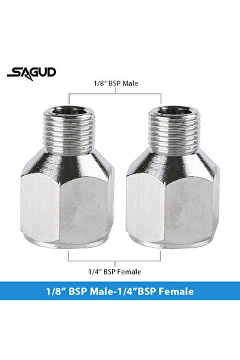 Choice SD-54-2 SAUGD 9PCS/Set Airbrush Adaptor Fitting Accessories Replacement Kit Coupling Connector Tool