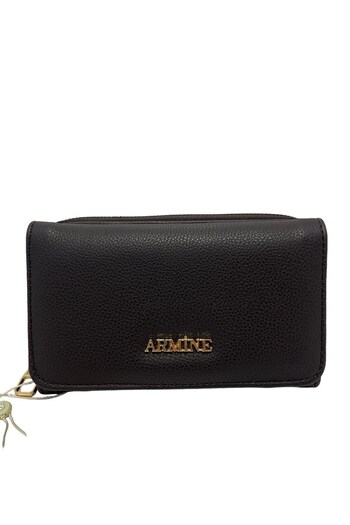 Armine Modern Zippered Brown Bag