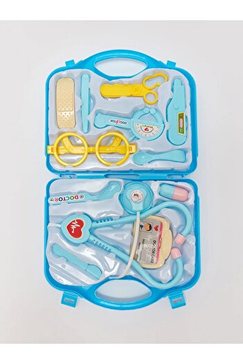 rexa Case Doctors Toy, 15 Pieces Doctor Toys Doctor Role Play with Carrying Case, Stethoscope,