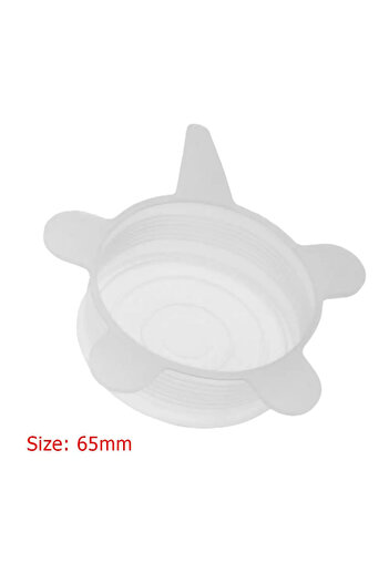 Choice 4 PCS 6.5cm 4-1PCS Silicone Covers Adaptable Silicone Lids Silicone Caps for Food Universal Dish Str